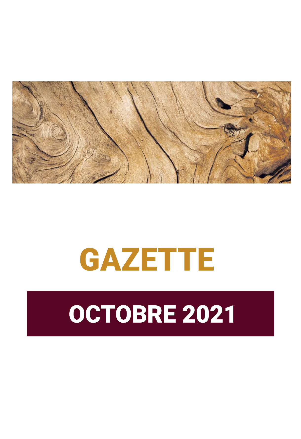 Gazette OCTOBRE 2021
