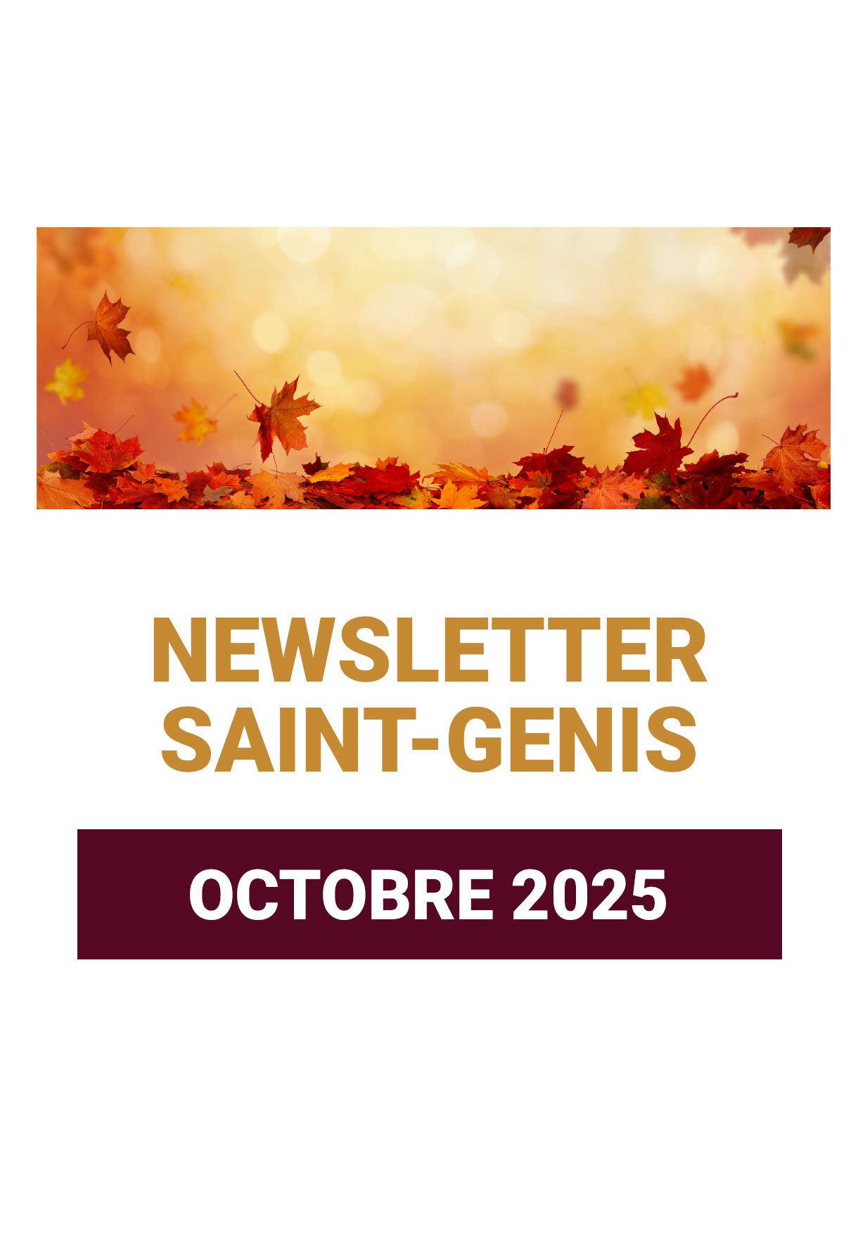 Information newsletter octobre 2025